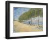 Along the Seine, 1887-Vincent van Gogh-Framed Giclee Print