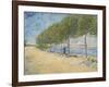 Along the Seine, 1887-Vincent van Gogh-Framed Giclee Print