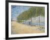 Along the Seine, 1887-Vincent van Gogh-Framed Giclee Print