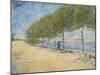 Along the Seine, 1887-Vincent van Gogh-Mounted Giclee Print