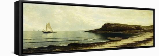 Along the Shore-Alfred Thompson Bricher-Framed Stretched Canvas