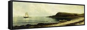 Along the Shore-Alfred Thompson Bricher-Framed Stretched Canvas