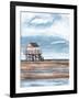 Along the Shoreline II-Melissa Wang-Framed Art Print