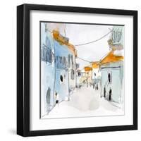 Along the Spanish Sidewalk II-Samuel Dixon-Framed Art Print