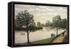 Along the Susquehanna (Oil on Canvas)-John Kane-Framed Stretched Canvas