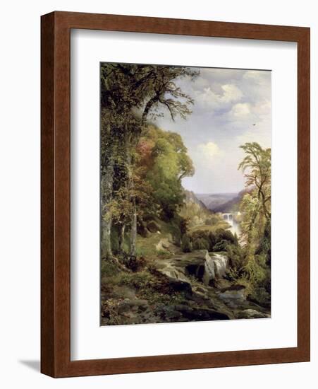 Along the Wissahickon-Thomas Moran-Framed Giclee Print