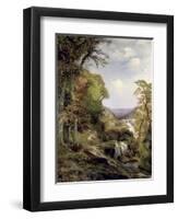 Along the Wissahickon-Thomas Moran-Framed Giclee Print