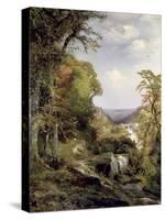 Along the Wissahickon-Thomas Moran-Stretched Canvas