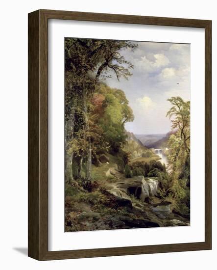 Along the Wissahickon-Thomas Moran-Framed Giclee Print