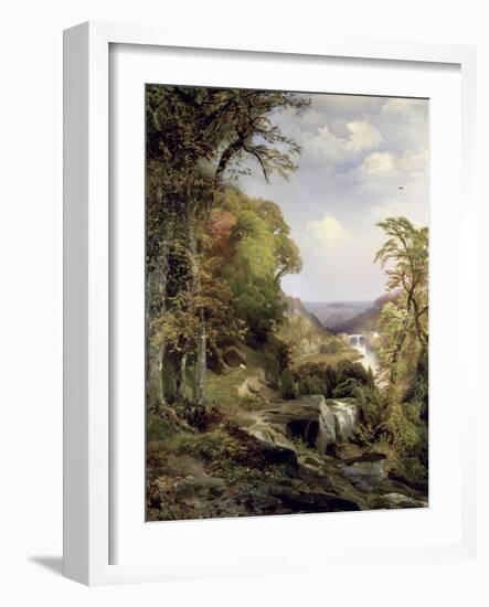 Along the Wissahickon-Thomas Moran-Framed Giclee Print