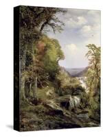 Along the Wissahickon-Thomas Moran-Stretched Canvas