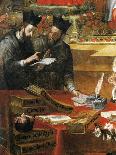 Discussion Between Two Jesuits, Detail from St Raymond of Penafort, Advisor to Pope Gregory IX-Alonso Antonio Villamor-Giclee Print