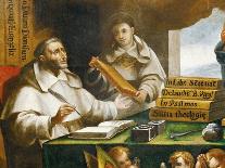 St Albert the Great and St Thomas of Aquinas, Detail-Alonso Antonio Villamor-Giclee Print