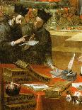 Two Jesuits Talking While St Raymond Writes the Council, Detail from St Raymond of Penafort-Alonso Antonio Villamor-Giclee Print