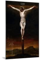 Alonso Cano / 'The Crucifixion', Middle 17th century, Spanish School, Oil on canvas, 130 cm x 96...-ALONSO CANO-Mounted Poster