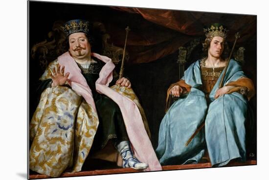 Alonso Cano / 'Two Spanish Kings', ca. 1641, Spanish School, Oil on canvas, 165 cm x 227 cm, P0...-ALONSO CANO-Mounted Poster