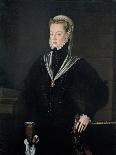 Portrait of Archduchess Joanna of Austria (1535-157), Princess of Portugal, Ca 1557-Alonso Sánchez Coello-Giclee Print
