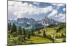Alp Close Corvara, 'Puezgruppe' (Mountain Range) Behind, the Dolomites, South Tyrol, Italy, Europe-Gerhard Wild-Mounted Photographic Print