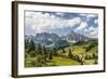 Alp Close Corvara, 'Puezgruppe' (Mountain Range) Behind, the Dolomites, South Tyrol, Italy, Europe-Gerhard Wild-Framed Photographic Print