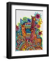 Alpaca From Mexico-Oxana Zaika-Framed Premium Giclee Print