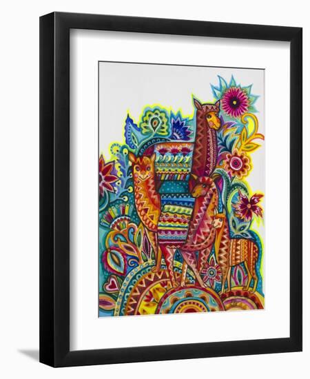 Alpaca From Mexico-Oxana Zaika-Framed Premium Giclee Print