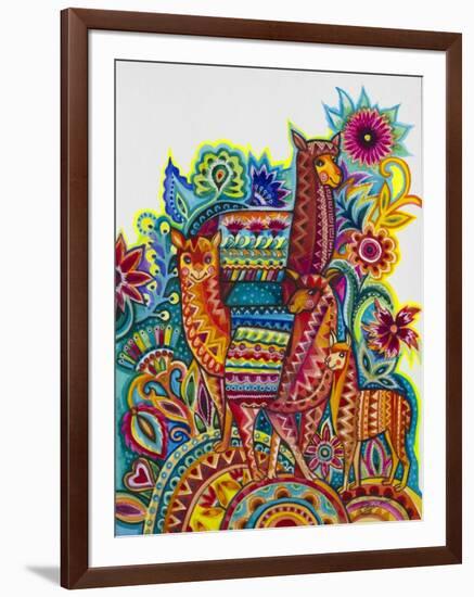 Alpaca From Mexico-Oxana Zaika-Framed Giclee Print