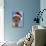 Alpaca Wearing Christmas Hat-null-Stretched Canvas displayed on a wall