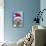 Alpaca Wearing Christmas Hat-null-Stretched Canvas displayed on a wall