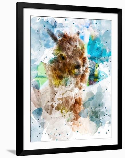 Alpaca-Chamira Young-Framed Art Print