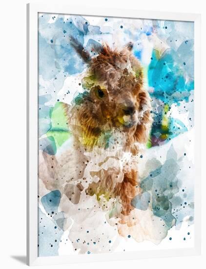 Alpaca-Chamira Young-Framed Art Print