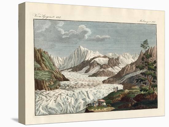 Alpen Glacier-null-Stretched Canvas