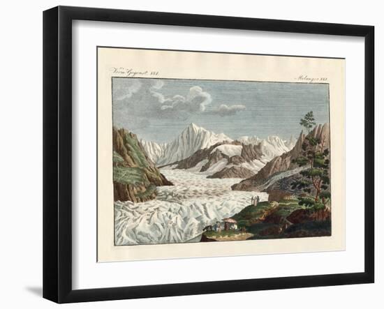 Alpen Glacier-null-Framed Giclee Print