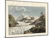 Alpen Glacier-null-Mounted Giclee Print