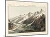 Alpen Glacier-null-Mounted Giclee Print