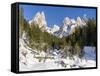 Alpen Landscape, South Tyrol, Austria-Martin Zwick-Framed Stretched Canvas