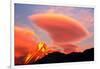 Alpenglow at sunset on Machapuchare, Nepelese Himalayas-Ashley Cooper-Framed Photographic Print