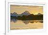 Alpenglow At Sunset, Oxbow, Grand Teton National Park, Wyoming, USA-Michel Hersen-Framed Photographic Print