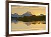 Alpenglow At Sunset, Oxbow, Grand Teton National Park, Wyoming, USA-Michel Hersen-Framed Photographic Print