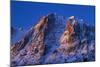 Alpenglow on Carson Peak Above Silver Lake, Eastern Sierra, California-David Wall-Mounted Photographic Print