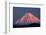 Alpenglow on Mt. Ngauruhoe at dawn, Tongariro NP, Central Plateau, N Island, New Zealand-David Wall-Framed Photographic Print