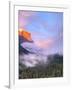 Alpenglow, Sunset Colors the Top of El Capitan, Yosemite, California, USA-Tom Norring-Framed Photographic Print