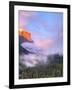 Alpenglow, Sunset Colors the Top of El Capitan, Yosemite, California, USA-Tom Norring-Framed Photographic Print