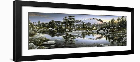 Alpenglow-Jeff Tift-Framed Giclee Print