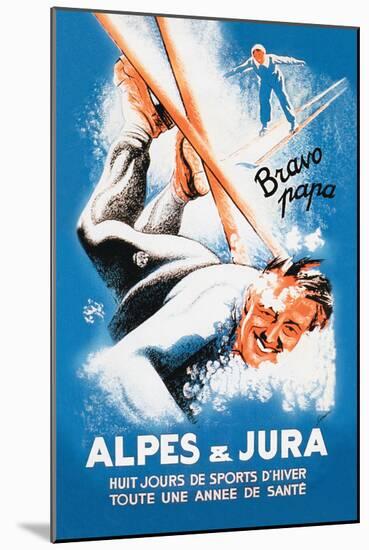 Alpes and Jura-Eric De Coulon-Mounted Art Print