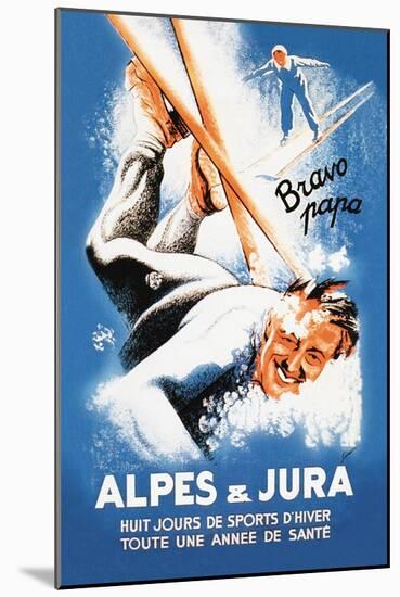 Alpes and Jura-Eric De Coulon-Mounted Art Print