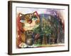 Alpes Cat-Oxana Zaika-Framed Giclee Print