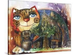 Alpes Cat-Oxana Zaika-Stretched Canvas