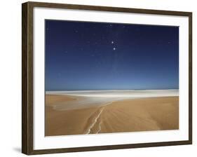 Alpha and Beta Centauri Seen from the Beach in Miramar, Argentina-Stocktrek Images-Framed Photographic Print