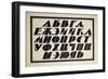 Alphabet, 1927-null-Framed Giclee Print