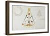 Alphabet and Masonic Symbols, Italy-null-Framed Giclee Print